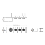 📦現貨發售📦Kohler K-26347T-9-BL Anthem 三路嵌入式機械恆溫控制 (霧黑色)